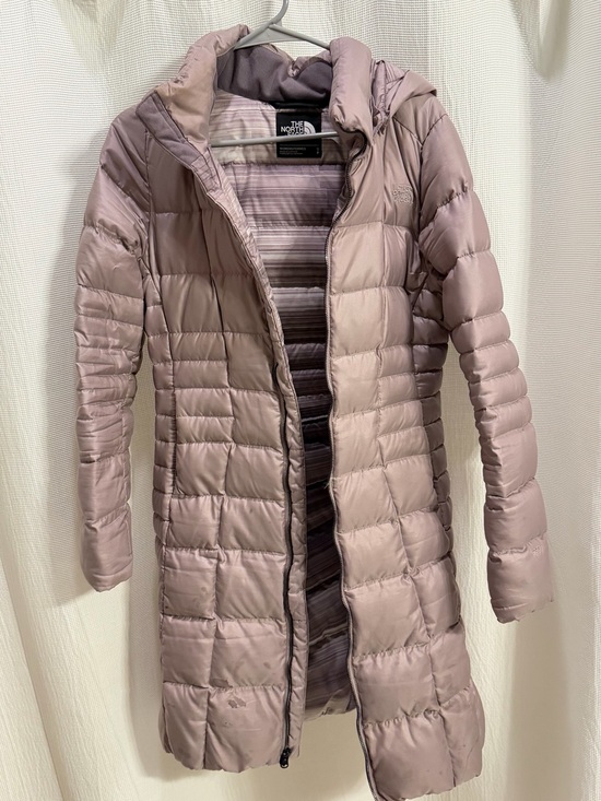 The North Face Jackets & Blazers - The North Face Women's Long Quilted Down Coat — Dusty Rose